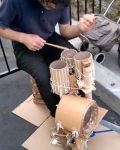 cardboard roll drums