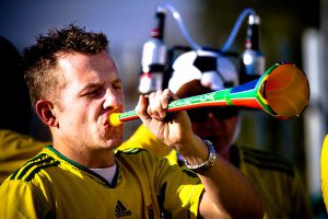 A Vuvuzela can damage your hearing