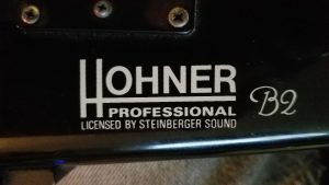 The Hohner B2 badging
