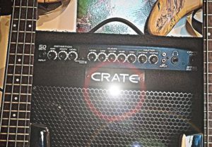 Crate Bass amp Close up
