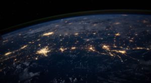 electric lights from space