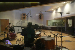 The Yellowjackets recording in Schnee Studio
