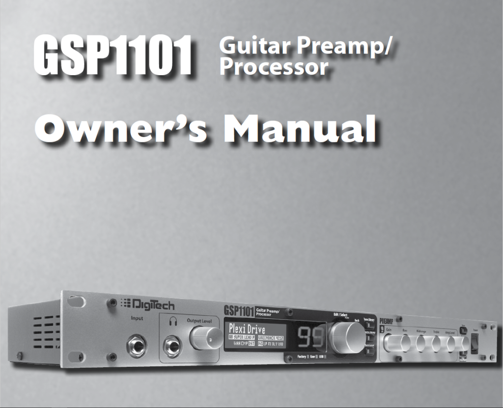 GSP1101 Manual
