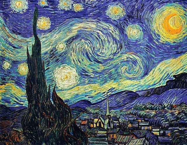 Starry night by Van Gogh