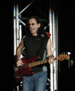 Geddy with his Jazz Bass!