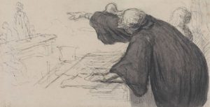 Honore Daumier "L'argument"