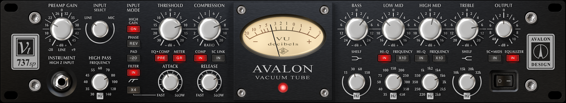 Avalon 737sp plugin black